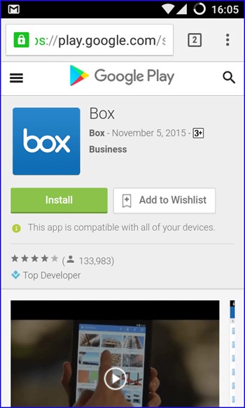 Box из Google Play